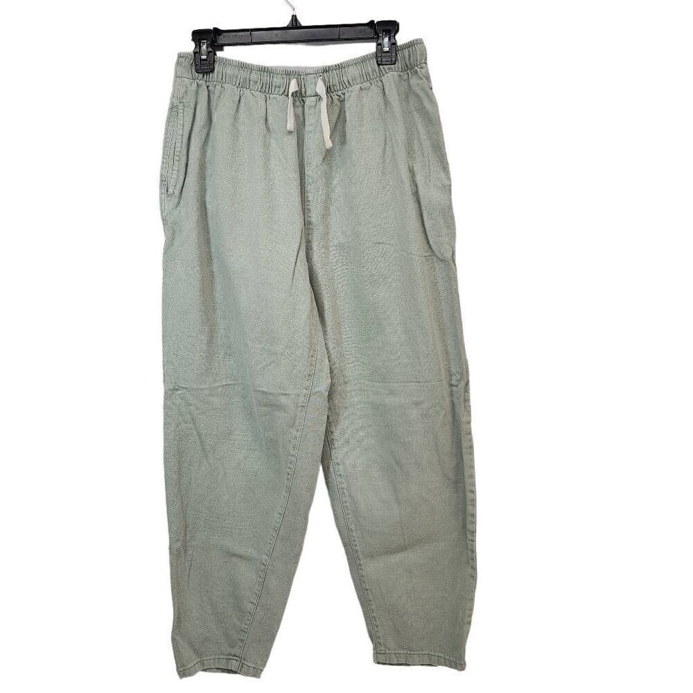 Cotton On Size 8 Every Day Pants Draw String Green Tapered Leg Womens G12